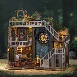 DIY Doll Toy House Kit Magic Scene Wooden Mini 3D Puzzle