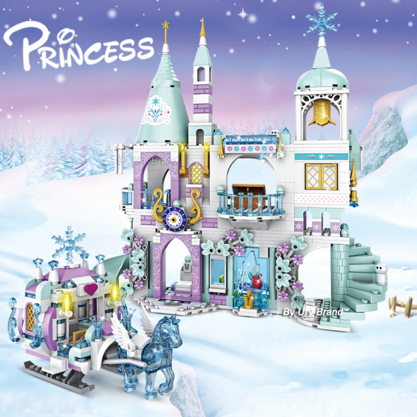 Luxury Ice Castle Winter Playground Building Blocks Set - Image 2