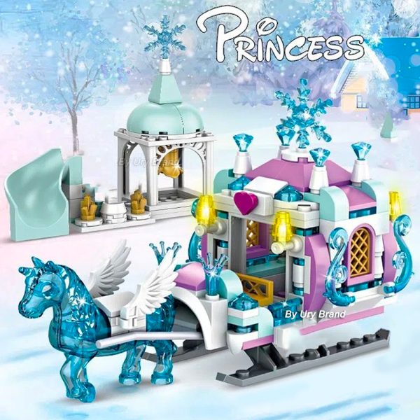 Luxury Ice Castle Winter Playground Building Blocks Set - Image 3