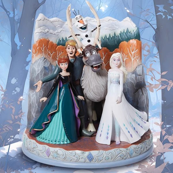 Frosted Royalty Disney Frozen Elsa Anna Handmade Desktop Decoration