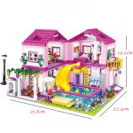 Friends City House Summer Holiday Villa: Building Blocks Set with Swimming Pool