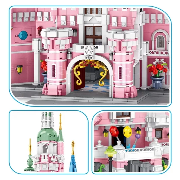 Enchanting Realm Creative Expert MOC Panlos 613003 Dream Castle - Image 3