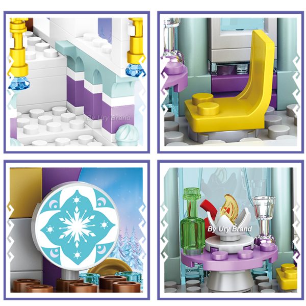 Luxury Ice Castle Winter Playground Building Blocks Set - Image 4