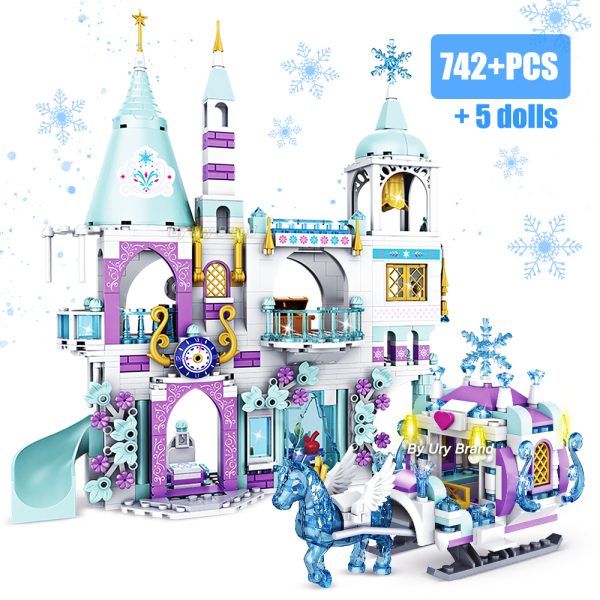 Luxury Ice Castle Winter Playground Building Blocks Set - Image 5