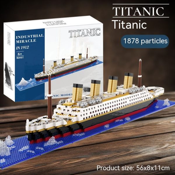 Titanic Giant Ship Building Blocks Set