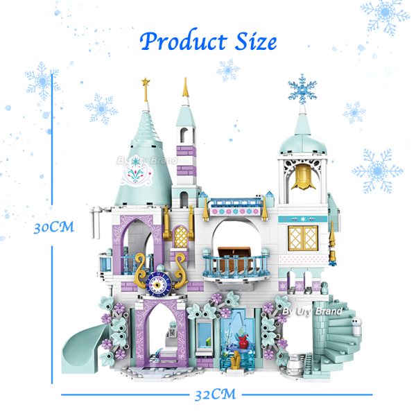 Luxury Ice Castle Winter Playground Building Blocks Set - Image 6