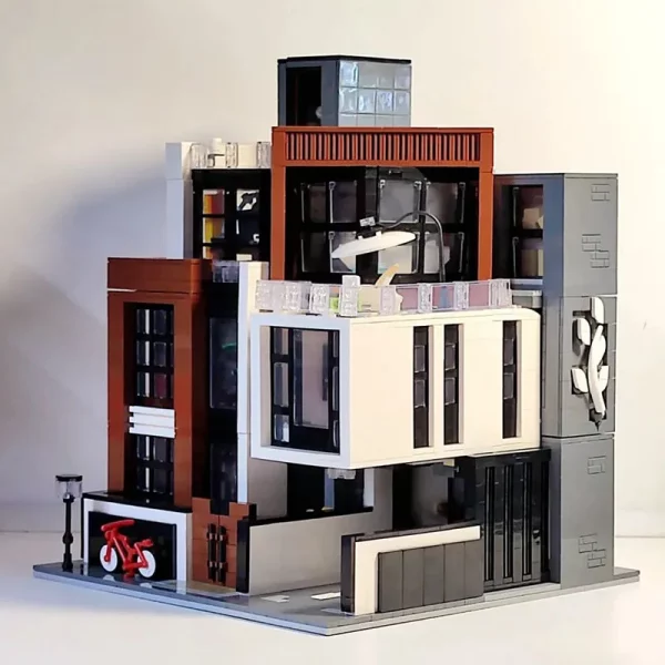 XMork 10204 Modern Villa Model City Modular Series Building Blocks