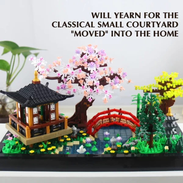 Building Blocks Set Zen Garden Courtyard