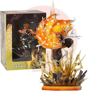 Agatsuma Zenitsu Action Figure – Demon Slayer Thunderbolt Flash Pose