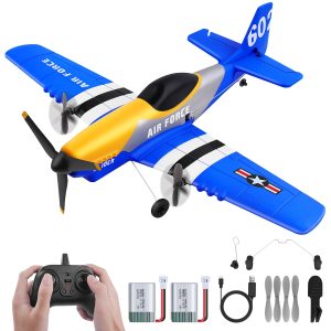Mustang 3CH Foam Airplane – Remote Control Fighter with 420mm Wingspan