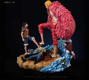 One Piece Luffy vs Doflamingo Figurine 21cm