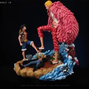 One Piece Luffy vs Doflamingo Figurine 21cm