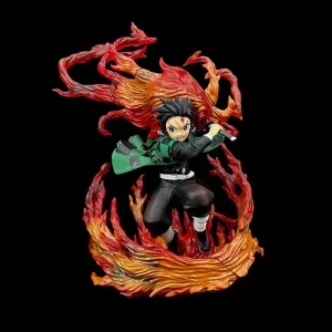 Kimetsu No Yaiba Tanjiro Kamado Hinokami Kagura Action Figure