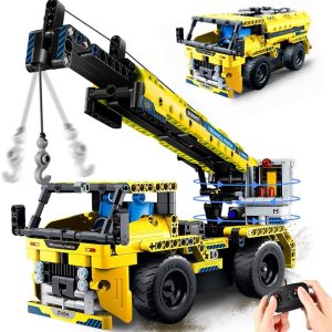 Remote Control Car Crane Building Blocks