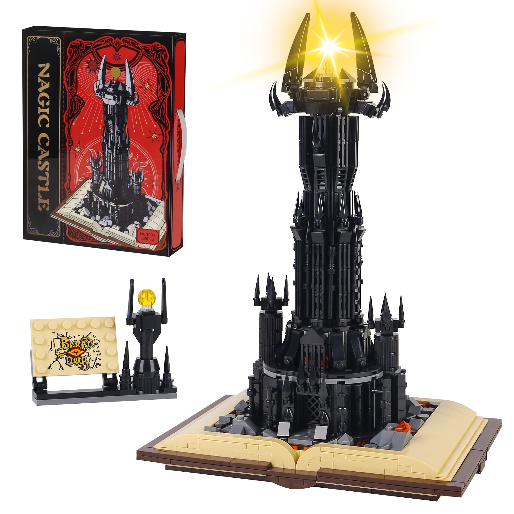 Black Tower Magic Book Building Blocks Set