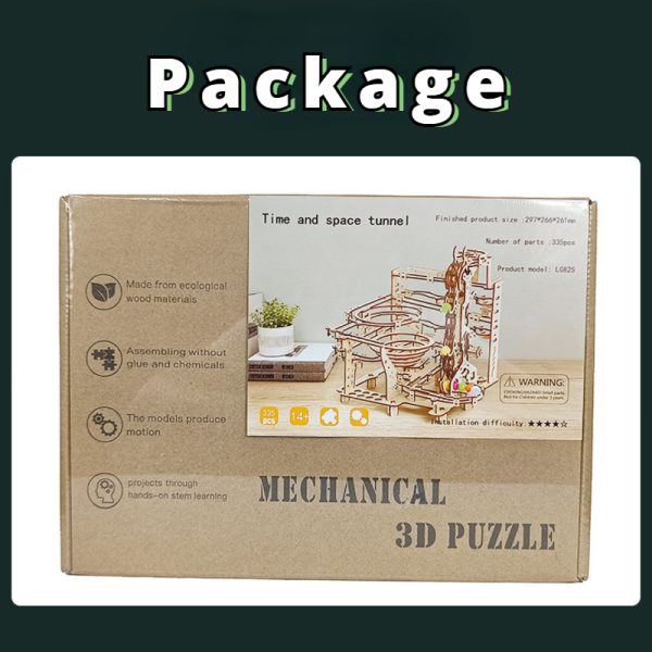 335PCS Marble Run 3D Wooden Puzzle - Image 4