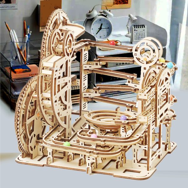 3D Wooden Marble Run Puzzle - Image 4