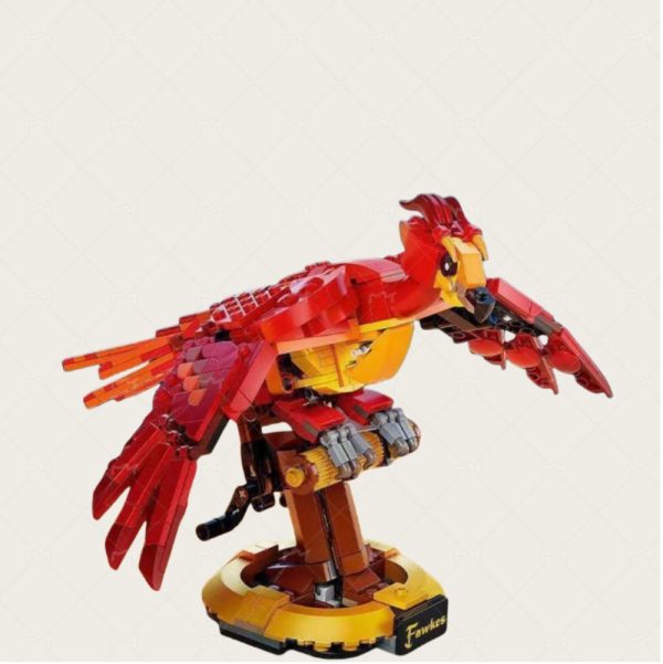 Phoenix Fox Red Bird Building Blocks Set - Image 2