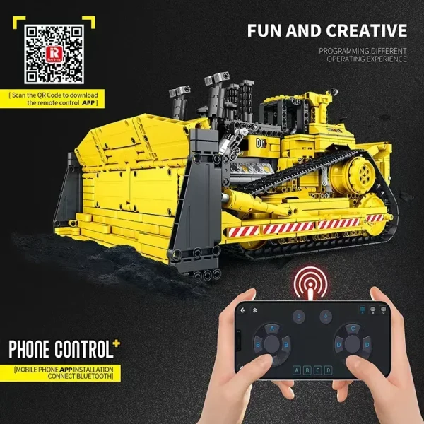 LEGO Technic Bulldozer Crane Truck Model building block set