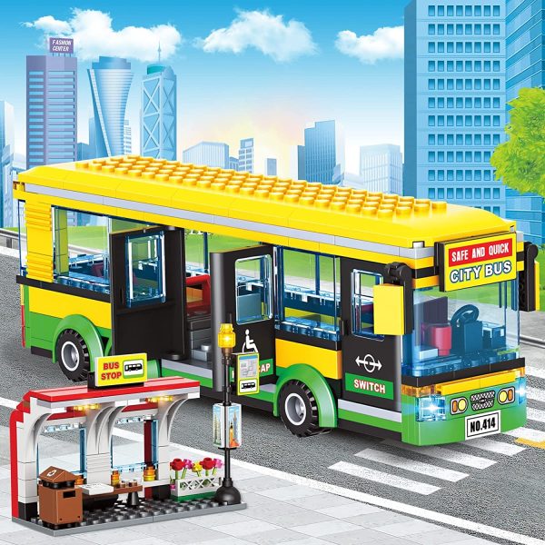 City Town Bus Station Center Building Kit - Image 3