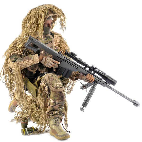 Scale Special Force Jungle Sniper Action Figure - Image 3