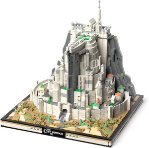 Minas Tirith White City Building Block Set – Epic Fantasy Model