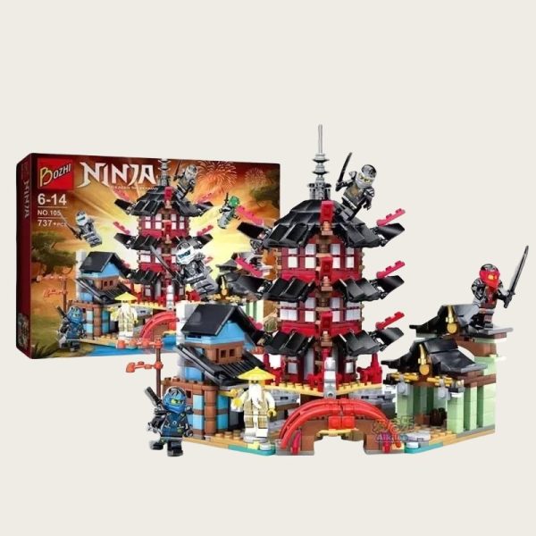 Building Blocks Set Temple of Ninja 737 pcs - Image 3