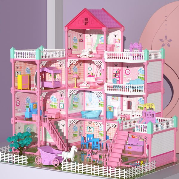 Big house Barbie Doll : 19 Rooms 5 Layers - Image 4