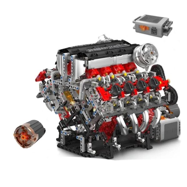 Experience Engineering Marvels with the V8 Engine Building Blocks Set