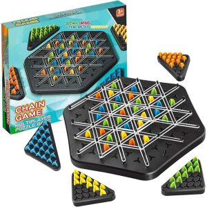 Chain Triangle Chess Game – Triggle Rubber Band Battle Set