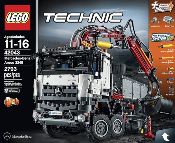 LEGO Technic Technic 42043 Arocs 3245 Motorized Heavy Building Set