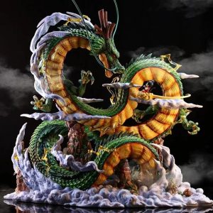 Dragon Ball figurine of Goku and Shenron