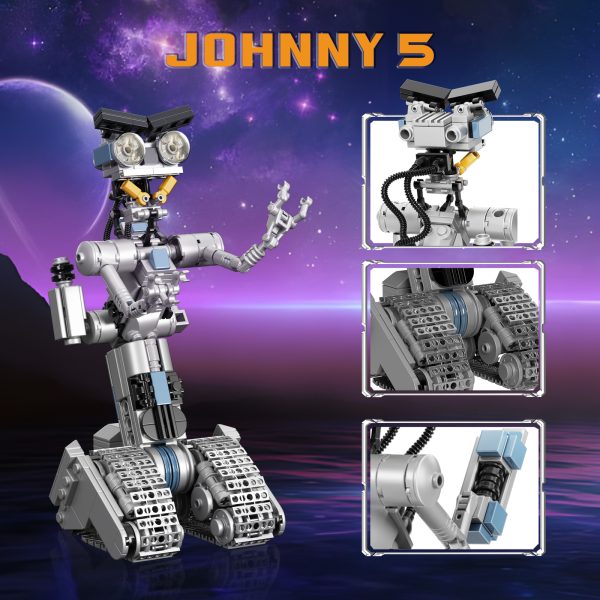 Short Circuit Johnny 5 Mech Building Block Set - Image 2