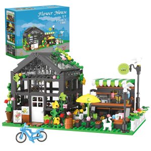 Building Mini Flower House Kit City Streetscape Greenhouse