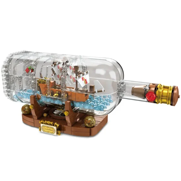 Ship in a Bottle Building Blocks Set - Image 2