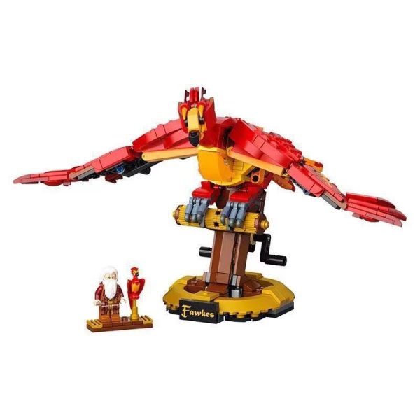 Phoenix Fox Red Bird Building Blocks Set - Image 3