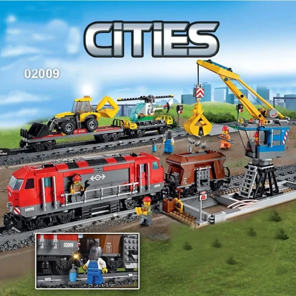 Building Blocks Set CITY Heavy-Haul Train - Image 4