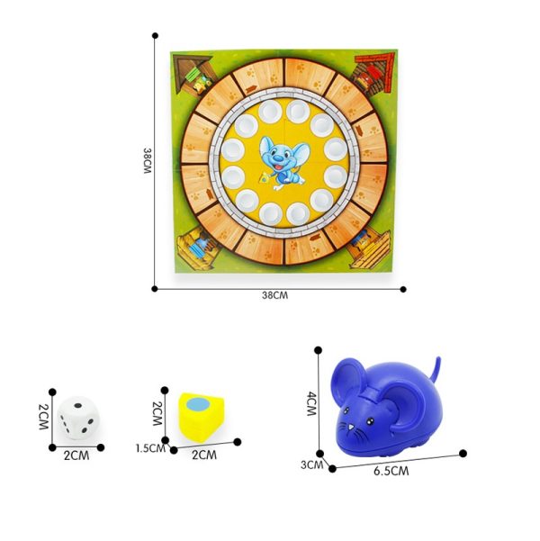 Mouse Cheese Color Cognitive Intelligence Board Game - Image 2