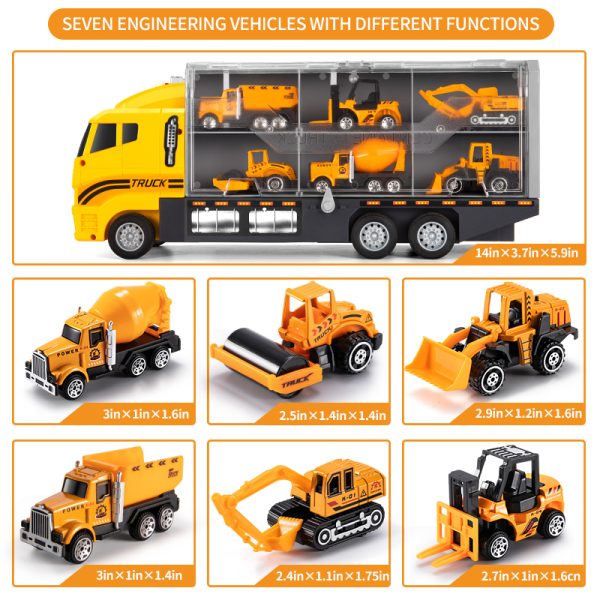 Big Construction Container Transporter 6PCS - Image 3