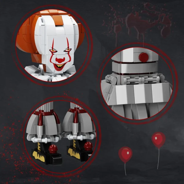 Horror Movie Figure Pennywise Building Block Set - Image 4