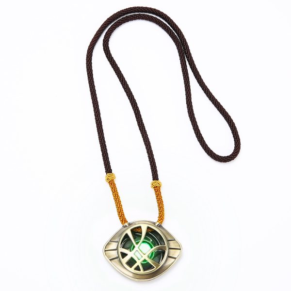 Marvel Doctor Strange 8cm Infinity Time Stones LED Necklace Keychain