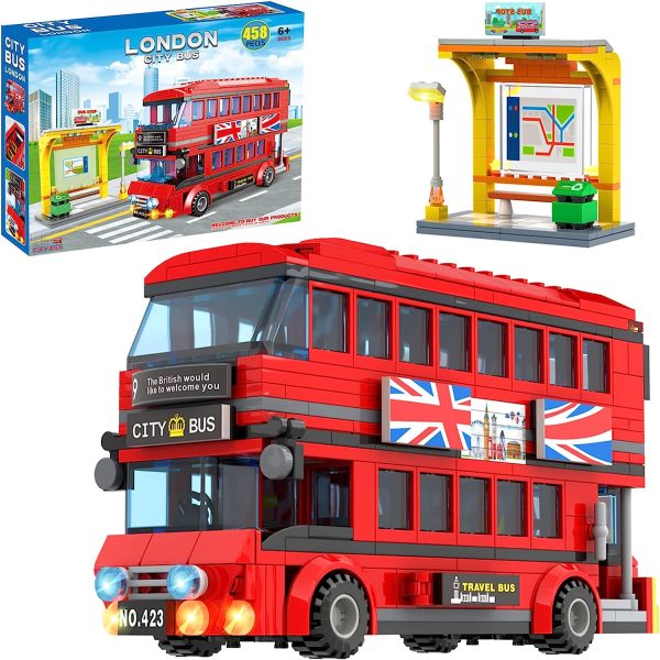 Building Blocks Set City London Bus Station