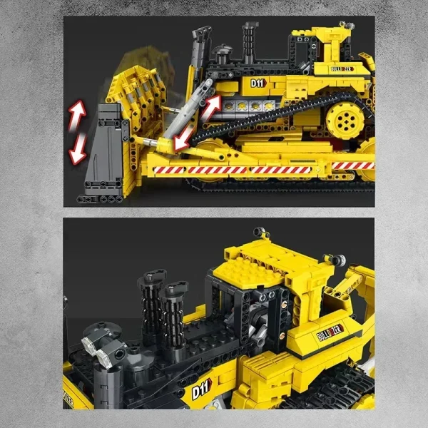 LEGO Technic Bulldozer Crane Truck Model building block set