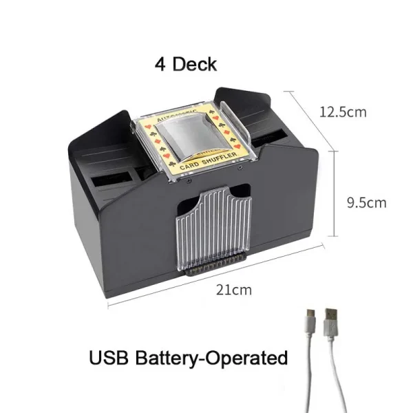 Operated 4-Deck Card Shuffling Machine - Image 2