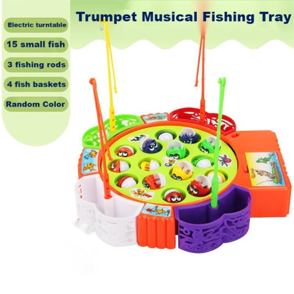 Electric Rotating Magnetic Fishing Toy Set - Image 2