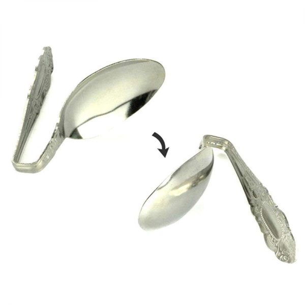 Silver Magic Trick Gimmick - Spirit Bend Spoon - Image 2