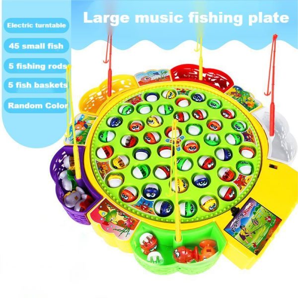 Electric Rotating Magnetic Fishing Toy Set - Image 6