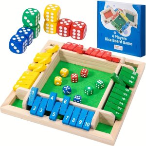 Wooden Board Dice Game