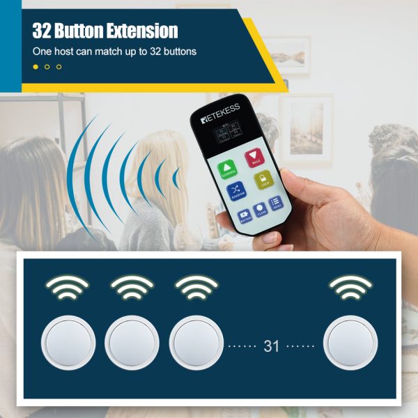 Retekess TM102 Wireless Quiz Answer Game Buzzer System - Image 4