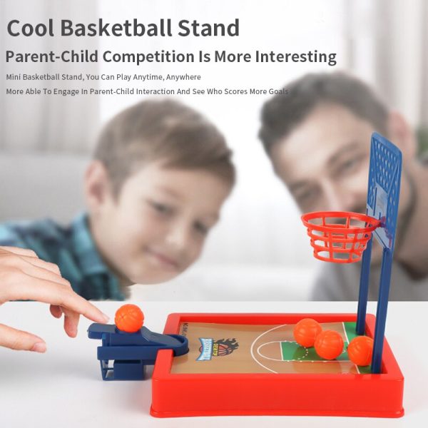 Basketball Game Mini Desktop Tabletop Portable Game Set - Image 2